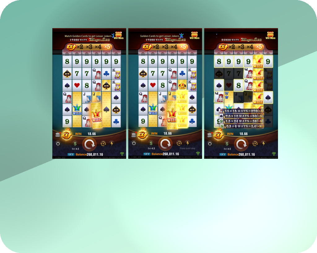 Mega Ace · Tangkapan Layar Aplikasi CUAN288