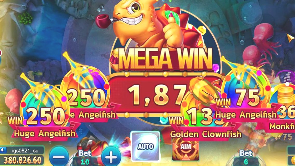 Mega Fishing · Tangkapan Layar Aplikasi CUAN288